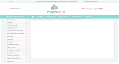 Desktop Screenshot of minikid.lv