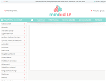 Tablet Screenshot of minikid.lv